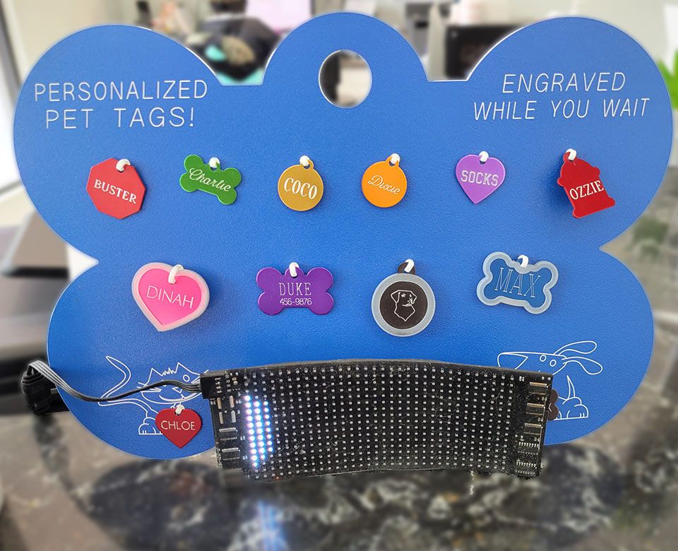 personalized pet tags engraved